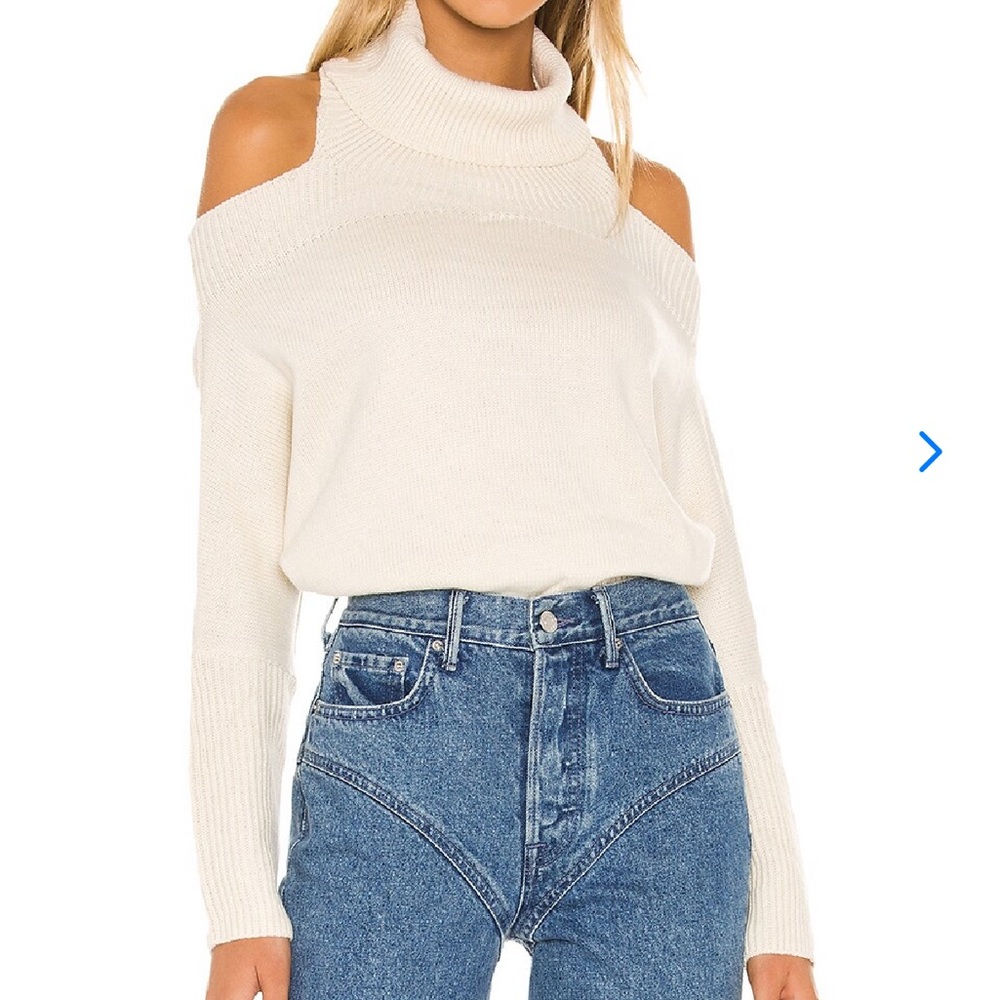 Lovers and Friends Anisa Cold Shoulder Turtleneck Sweater